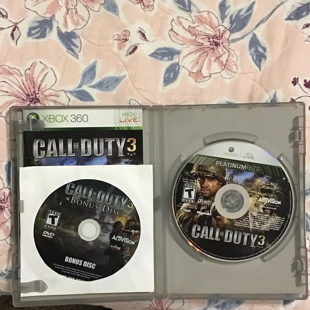 Call of Duty 3 – Platinum Hits (2006) + Bonus Disc Included | Rare